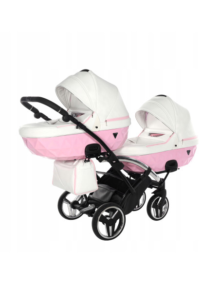 Wózek bliźniaczy Junama CANDY DUO Slim v3 (2w1) 01