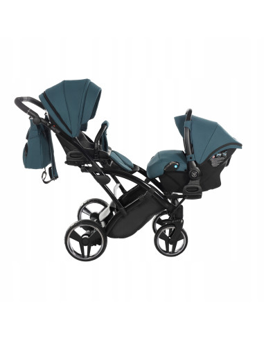 Wózek bliźniaczy Junama BASIC DUO Slim v2 (3w1) 02