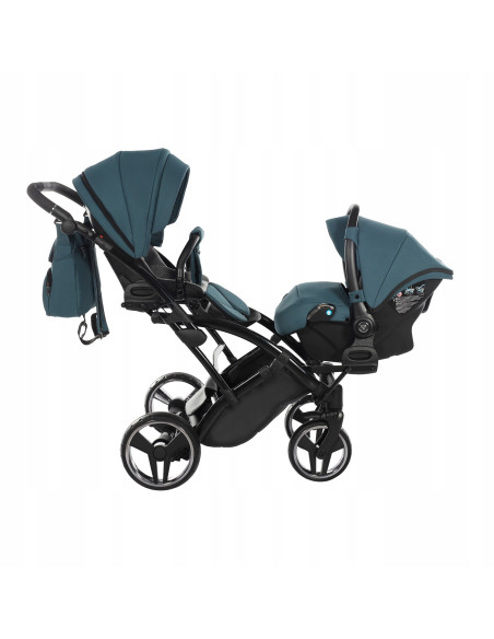 Wózek bliźniaczy Junama BASIC DUO Slim v2 (3w1) 02