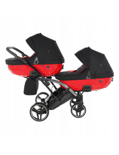 Wózek bliźniaczy Junama S-LINE DUO Slim v3 (2w1) 1