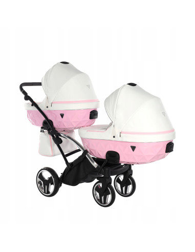 Wózek bliźniaczy Junama CANDY DUO Slim v3 (3w1) 01