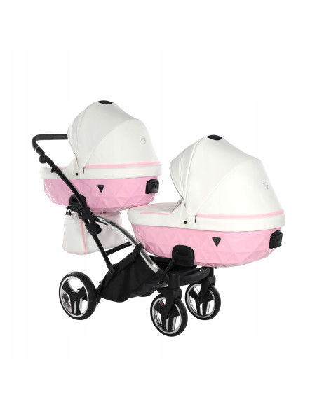 Wózek bliźniaczy Junama CANDY DUO Slim v3 (3w1) 01