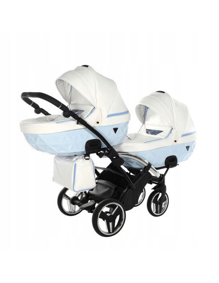 Wózek bliźniaczy Junama CANDY DUO Slim v3 (3w1) 02