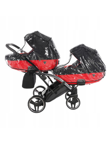 Wózek bliźniaczy Junama S-LINE DUO Slim v3 (2w1) 1