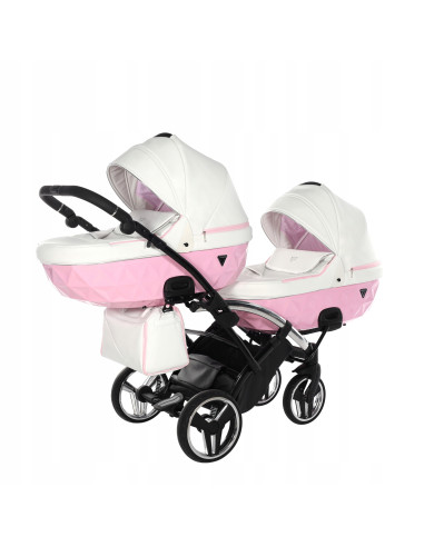 Wózek bliźniaczy Junama CANDY DUO Slim v3 (3w1) 01