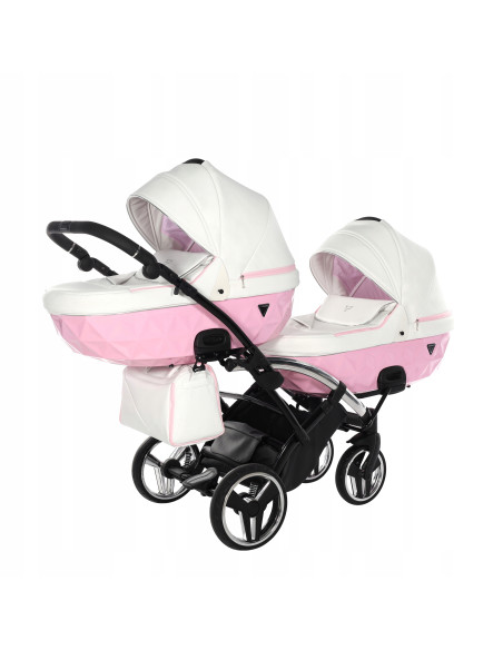 Wózek bliźniaczy Junama CANDY DUO Slim v3 (3w1) 01