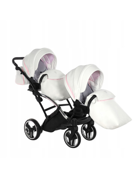 Wózek bliźniaczy Junama CANDY DUO Slim v3 (2w1) 01