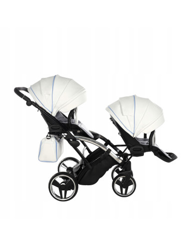Wózek bliźniaczy Junama CANDY DUO Slim v3 (2w1) 02