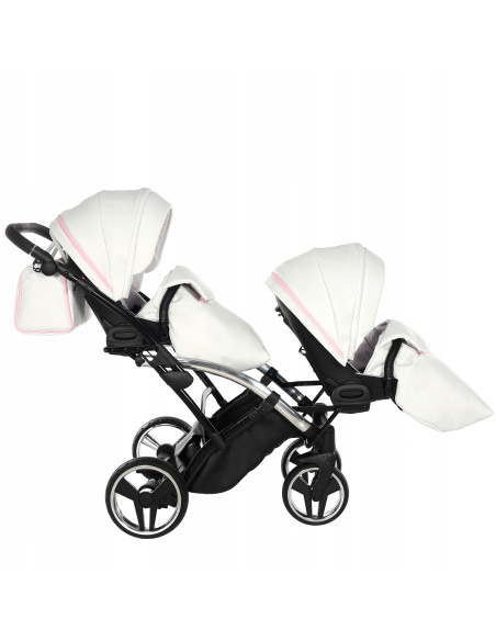 Wózek bliźniaczy Junama CANDY DUO Slim v3 (3w1) 01