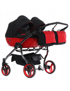 Wózek bliźniaczy Junama S-LINE DUO v3 (3w1) 01