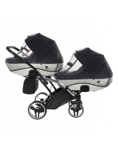 Wózek bliźniaczy Junama S-LINE DUO Slim v3 (2w1) 4 2