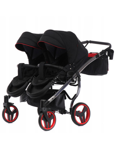 Wózek bliźniaczy Junama S-LINE DUO v3 (2w1) 01
