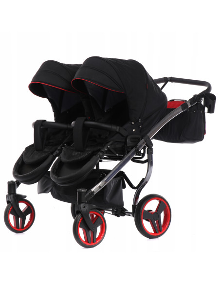 Wózek bliźniaczy Junama S-LINE DUO v3 (2w1) 01