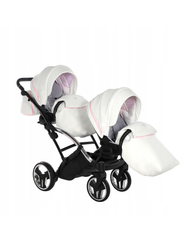 Wózek bliźniaczy Junama CANDY DUO Slim v3 (3w1) 01