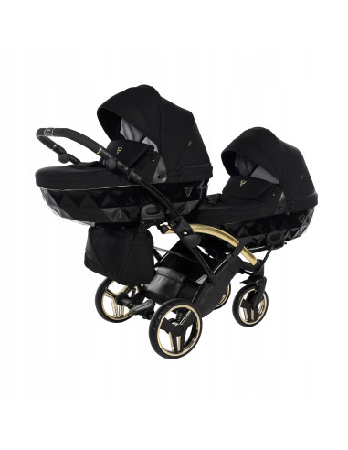 Wózek bliźniaczy Junama S-LINE DUO Slim v3 (2w1) 2