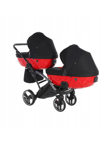 Wózek bliźniaczy Junama S-LINE DUO Slim v3 (2w1) 1