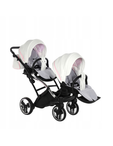 Wózek bliźniaczy Junama CANDY DUO Slim v3 (3w1) 01