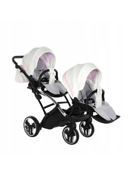 Wózek bliźniaczy Junama CANDY DUO Slim v3 (3w1) 01