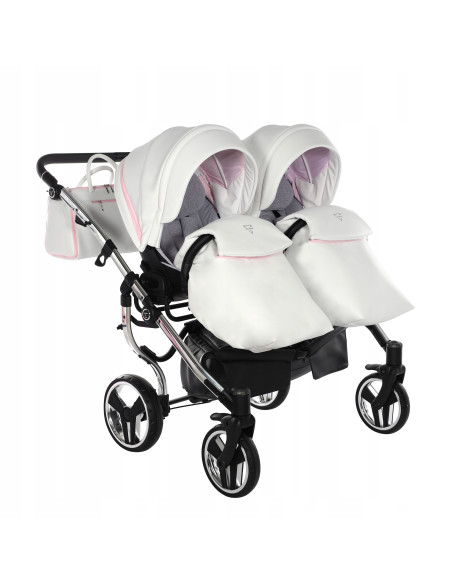 Wózek bliźniaczy Junama CANDY DUO v3 (3w1) 01