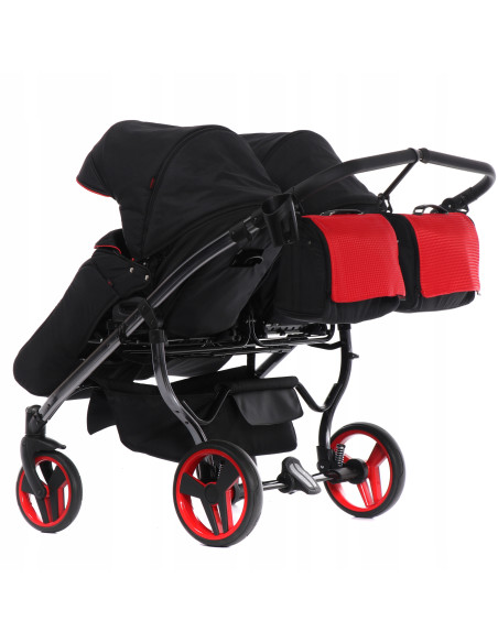Wózek bliźniaczy Junama S-LINE DUO v3 (3w1) 01