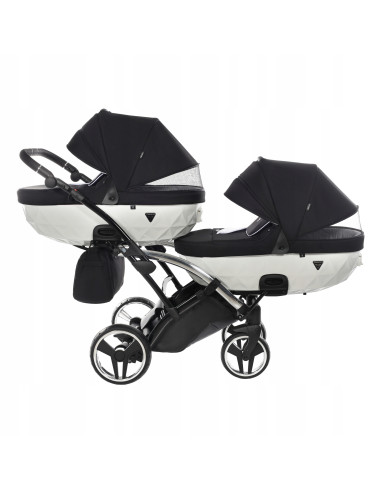 Wózek bliźniaczy Junama S-LINE DUO Slim v3 (2w1) 4