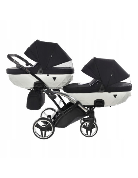 Wózek bliźniaczy Junama S-LINE DUO Slim v3 (2w1) 4