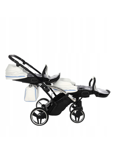 Wózek bliźniaczy Junama CANDY DUO Slim v3 (3w1) 02