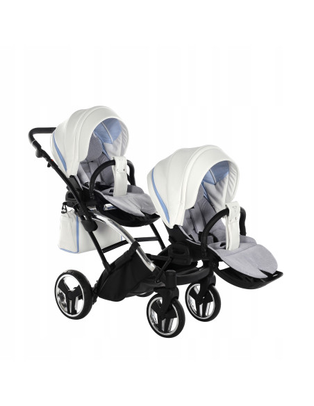 Wózek bliźniaczy Junama CANDY DUO Slim v3 (2w1) 02