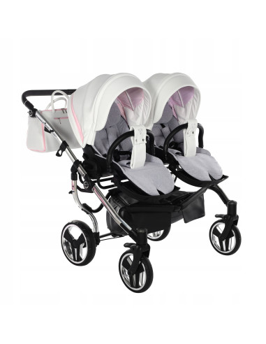 Wózek bliźniaczy Junama CANDY DUO v3 (3w1) 01