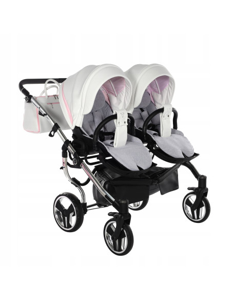Wózek bliźniaczy Junama CANDY DUO v3 (3w1) 01