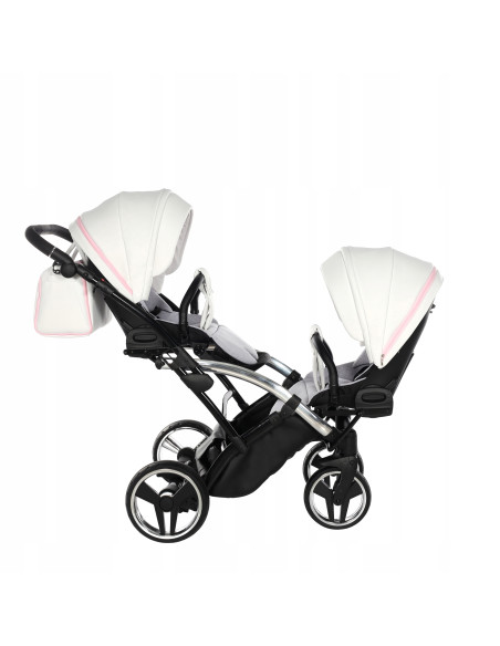 Wózek bliźniaczy Junama CANDY DUO Slim v3 (2w1) 01