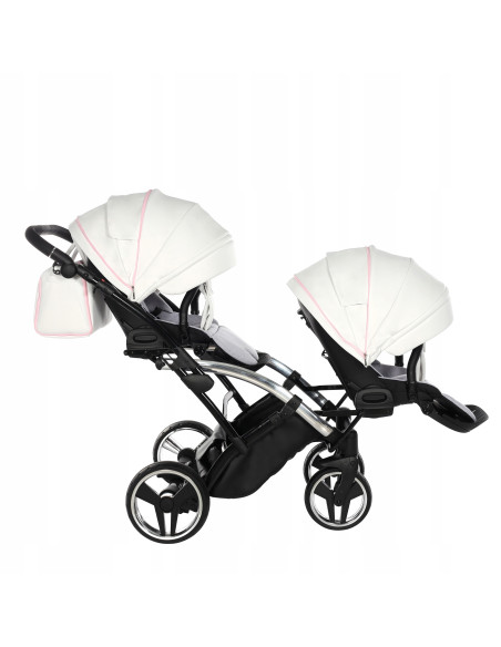 Wózek bliźniaczy Junama CANDY DUO Slim v3 (3w1) 01