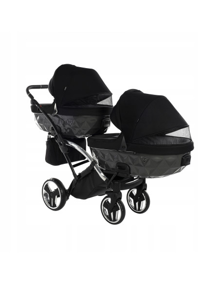 Wózek bliźniaczy Junama S-LINE DUO Slim v3 (3w1) 3