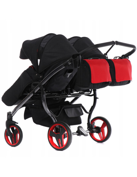 Wózek bliźniaczy Junama S-LINE DUO v3 (3w1) 01