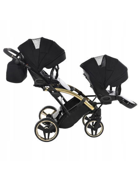 Wózek bliźniaczy Junama S-LINE DUO Slim v3 (2w1) 2