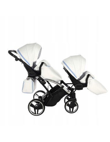Wózek bliźniaczy Junama CANDY DUO Slim v3 (3w1) 02