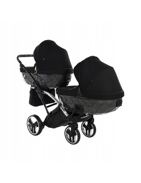 Wózek bliźniaczy Junama S-LINE DUO Slim v3 (3w1) 3