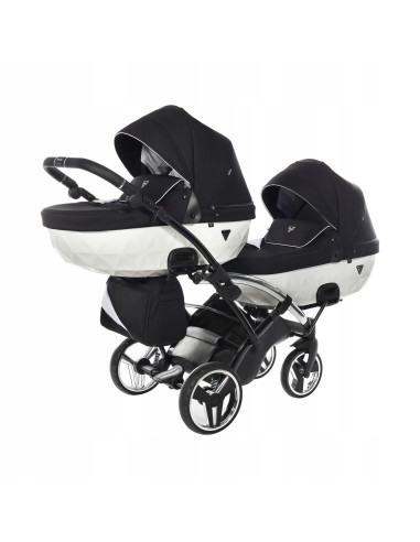 Wózek bliźniaczy Junama S-LINE DUO Slim v3 (2w1) 4