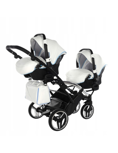 Wózek bliźniaczy Junama CANDY DUO Slim v3 (3w1) 02