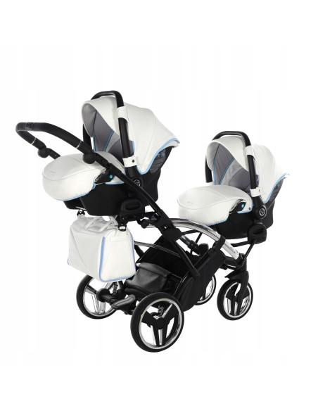 Wózek bliźniaczy Junama CANDY DUO Slim v3 (3w1) 02