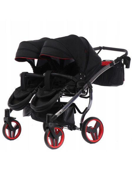Wózek bliźniaczy Junama S-LINE DUO v3 (3w1) 01