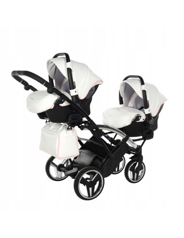 Wózek bliźniaczy Junama CANDY DUO Slim v3 (3w1) 01