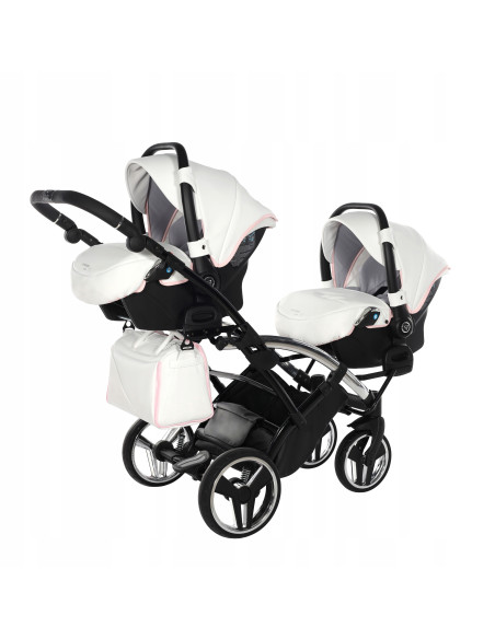 Wózek bliźniaczy Junama CANDY DUO Slim v3 (3w1) 01