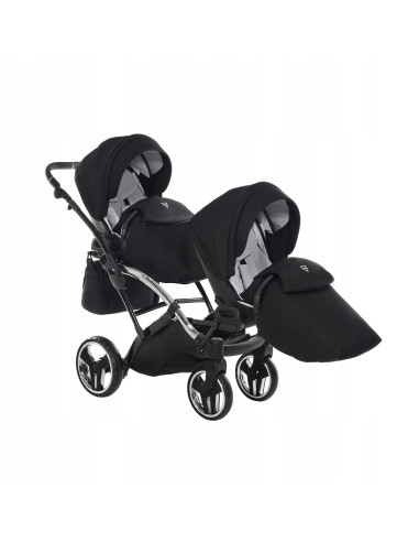 Wózek bliźniaczy Junama S-LINE DUO Slim v3 (2w1) 4