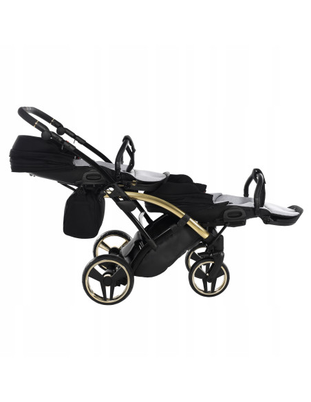 Wózek bliźniaczy Junama S-LINE DUO Slim v3 (2w1) 2