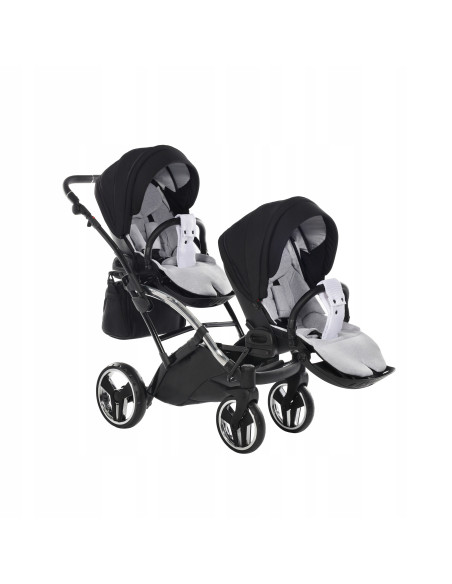 Wózek bliźniaczy Junama S-LINE DUO Slim v3 (2w1) 4