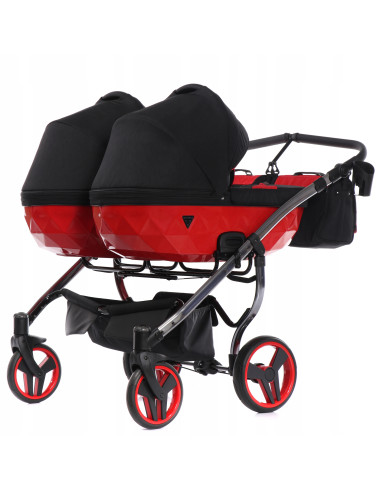 Wózek bliźniaczy Junama S-LINE DUO v3 (3w1) 01