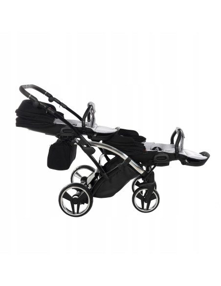 Wózek bliźniaczy Junama S-LINE DUO Slim v3 (2w1) 3