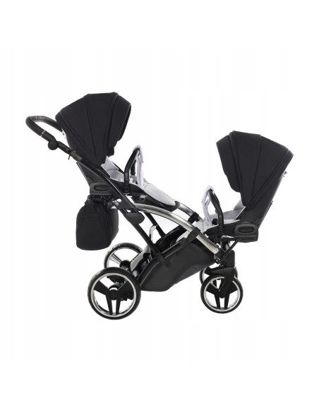 Wózek bliźniaczy Junama S-LINE DUO Slim v3 (2w1) 4