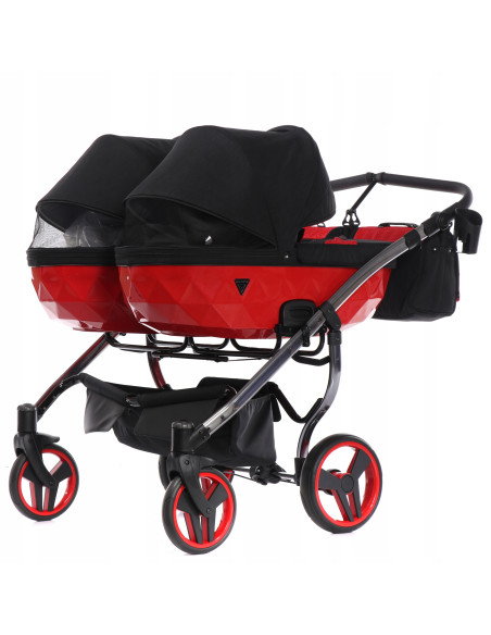 Wózek bliźniaczy Junama S-LINE DUO v3 (3w1) 01
